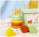 Деревянный развивающий набор 3в1 Tooky Toy: Каталка-слонёнок, Сортер с фигурами, Пирамидка-неваляшка - изображение 4