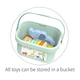 Деревянный развивающий набор 3в1 Tooky Toy: Каталка-слонёнок, Сортер с фигурами, Пирамидка-неваляшка - изображение 6