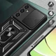 Протиударний броньований чохол із захистом камери для Samsung Galaxy S24 FE Armor Case Keysion S24FE black - изображение 15