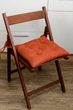 Подушка для стільця "CHENILLA Оранж" 40х40 см, 40x40, Квадратна - зображення 2