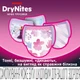 Упаковка подгузников-трусиков Huggies DryNites для девочек 13+ лет 9 шт х 2 пачки (5029053583679_1) - изображение 2