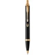 Ручка шариковая Parker IM Black GT BP Трезубец 22032_TR - изображение 1