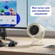 Маленький вентилятор настільний на прищіпці з пультом USB Type-C Бежевий - зображення 4