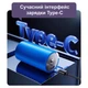 Маленький вентилятор настільний на прищіпці з пультом USB Type-C Бежевий - зображення 7