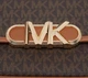 Сумка жіноча шкіряна Michael Kors Parker Medium Leather коричнева - зображення 5