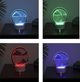 Настольная LED лампа ночник 3D Sandscape RGB Песочные часы - изображение 3