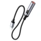 Запальничка прикурювач Hoco mini cigarette lighter (Type-C, 30cm). Black - зображення 4
