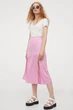 Юбка H&M 46 розовый горох 2702874546 - изображение 2