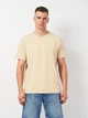 Футболка H&M S бежевый 2502624684 - изображение 1