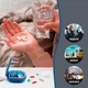 Влагозащитная пластиковая таблетница для лекарств на 4 отделения Pill Case органайзер - контейнер для витаминов и таблеток, 6.2х6.2х2.5 см, синяя (100736765) - изображение 2