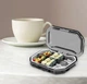 Влагозащитная пластиковая таблетница для лекарств на 6 отделений Pill Case органайзер - контейнер для витаминов и таблеток, 9.2х6.2х2.5 см, серая (100711015) - изображение 10