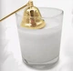 Металевий ковпачок для гасіння свічок Candle A7 гасилка - гаситель для свічки, 20х3.8 см, золотистий (100752483) - зображення 5