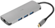 USB Hub iBox USB3.2 RJ45 HDMI 4K PD100W Silver (IUH3RJ4K) - obraz 2