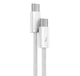 Кабель Baseus Dynamic Series CALD000202 100W Type-C to Type-C 1m White - изображение 1