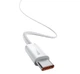 Кабель Baseus Dynamic Series CALD000202 100W Type-C to Type-C 1m White - изображение 2