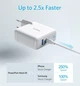 Мережевий заряд Anker PowerPort+ Atom III 60W 1*USB 1*Type-C White - зображення 3