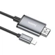 Кабель Hoco UA27 Lightning to HDMI, 1080P, 60Hz 2m, metal gray - зображення 3