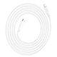 Кабель Hoco X93 Type-C to Lightning, PD 20W, 2m, white - изображение 6