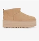 Жіночі уггі UGG Classic Ultra Mini Platform Beige 1135092-DRI 38 (24) Бежеві - изображение 1