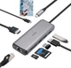 Док-станция SSK SC202: Multiport Hub Type-C to RJ45 Ethernet 4K HDMI SD/TF Card Reader for Mac - изображение 1