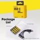 Батарейки AA акумуляторні Nitecore NH2400 з роз'ємом USB Type-C на 1.5V/2400mAh - 4 ШТ. - зображення 3
