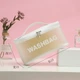 Водонепроницаемая белая косметичка Washbag, органайзер для косметики 23*15*13 см - изображение 3