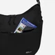 Спортивная сумка хобо женская большая Jack Wolfskin Paraiso A64023-6000 Черная (4064886444408) - изображение 4