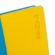 Щоденник Leo Planner 10 х 15 см датований 2024 Tiffany жовто-блакитний (252465) - изображение 4