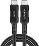 Кабель Acefast C4-03 Type-C to Type-C 5A, 100W, 2m, nylon, zinc connectors, Black (AFC4-03B) - изображение 1