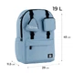 Рюкзак GoPack Education Teens GO25-178L-3 45x29x11.5 блакитний - зображення 2