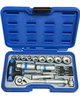 Набор инструментов 23 пр. 3/8", 1/4" SPLINE KingRoy 023MDA - изображение 1