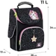 Рюкзак шкільний каркасний GoPack Education Magical Unicorn 34x26x13 см 11 л Чорний (GO25-5001S-4) - зображення 2