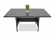 Стол садовый Just Relax Milano 150x90 Графитовый с Ротангу со стальным каркасом (1 Стол) - изображение 2