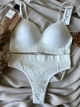 Комплект топ + трусики бикини Beisdanna 7228 белый one size - изображение 1