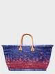 Сумка пляжна Le Comptoir de la plage Aravola BM_Bicolor_329 кошик з натуральної соломи французький прованс стиль One size Синій-червоний (ZIK0000028927) - зображення 1