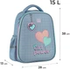 Рюкзак шкільний напівкаркасний GoPack Education Girl Power 38x28x13 см 15 л Сірий (GO25-165M-1) - зображення 2