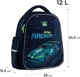 Рюкзак школьный полукаркасный GoPack Education Speedway 34.5x26x12.5 см 12 л Синий (GO25-165S-4) - изображение 2