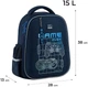 Рюкзак школьный полукаркасный GoPack Education Level Up 38x28x13 см 15 л Синий (GO25-165M-7) - изображение 2
