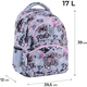 Рюкзак шкільний GoPack Education Awesome 39x29.5x12 см 17 л Сірий (GO25-175M-3) - зображення 2