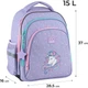 Рюкзак шкільний GoPack Education Unicorn Dreams 37x28.5x16 см 15 л Фіолетовий (GO25-2606S-2) - зображення 2
