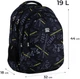 Рюкзак шкільний GoPack Teens 44x32x18 см 19 л Чорний (GO25-162L-5) - зображення 2