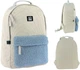 Рюкзак GoPack Education Teens 40x27.5x11 см 14 л Бежевый с голубым (GO25-147M-1) - изображение 1