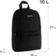 Рюкзак GoPack Education Teens 37x24x9 см 10 л Чорний (GO25-119S-1) - зображення 2