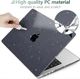 Захисний чохол-накладка Macbook Air 13.6 M2 M3 М4 М5 (A2681 / A3113 / А3240 / А3449) 2022-2026 р Чорно-Прозорий з блискітками - зображення 5
