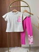 Костюм на девочку Peppa Pig Zara Турция 128 см бежевый с розовым - изображение 1