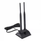 Двухдиапазона всенаправленная антенна Omni 2.4GHz/5Ghz 6dBi mimo - изображение 2