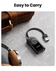 Звуковая карта UGREEN CM129 USB 2.0 External Stereo Sound Adapter Black (40964) - изображение 12