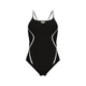 Купальник закритий для женщин Arena PRO_FILE SWIMSUIT SOLID черный, белый Жен 44 008055-510 44 - изображение 1