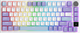 Клавиатура беспроводная Ajazz AK820 Pro Gift Switch Purple RGB (AK820PRO-G-PWB) - изображение 1