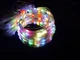 Гірлянда від USB "світлодіодні краплі" 10м, 100LED, мультиколір, 8 режимів + пульт - зображення 2